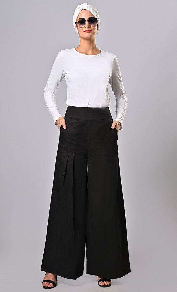 Everyday wear Islamic modest twill pants with pockets - EastEssence.com