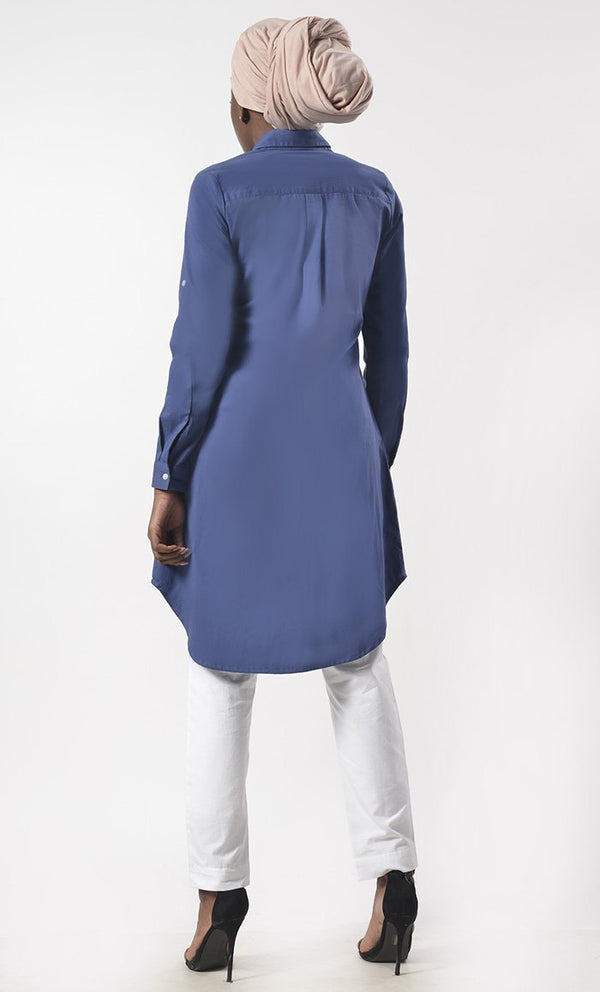 Everydaywear Basic Tunic With Pant Set - EastEssence.com