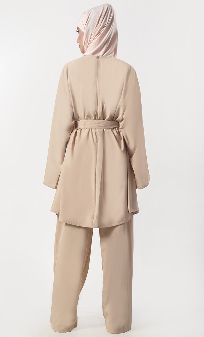 Everydaywear Basic Tunic With Pant Set - EastEssence.com