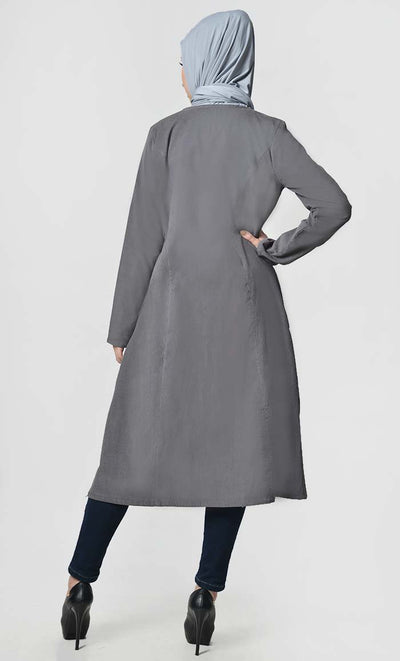 Fall buttondown corduroy tunic - EastEssence.com