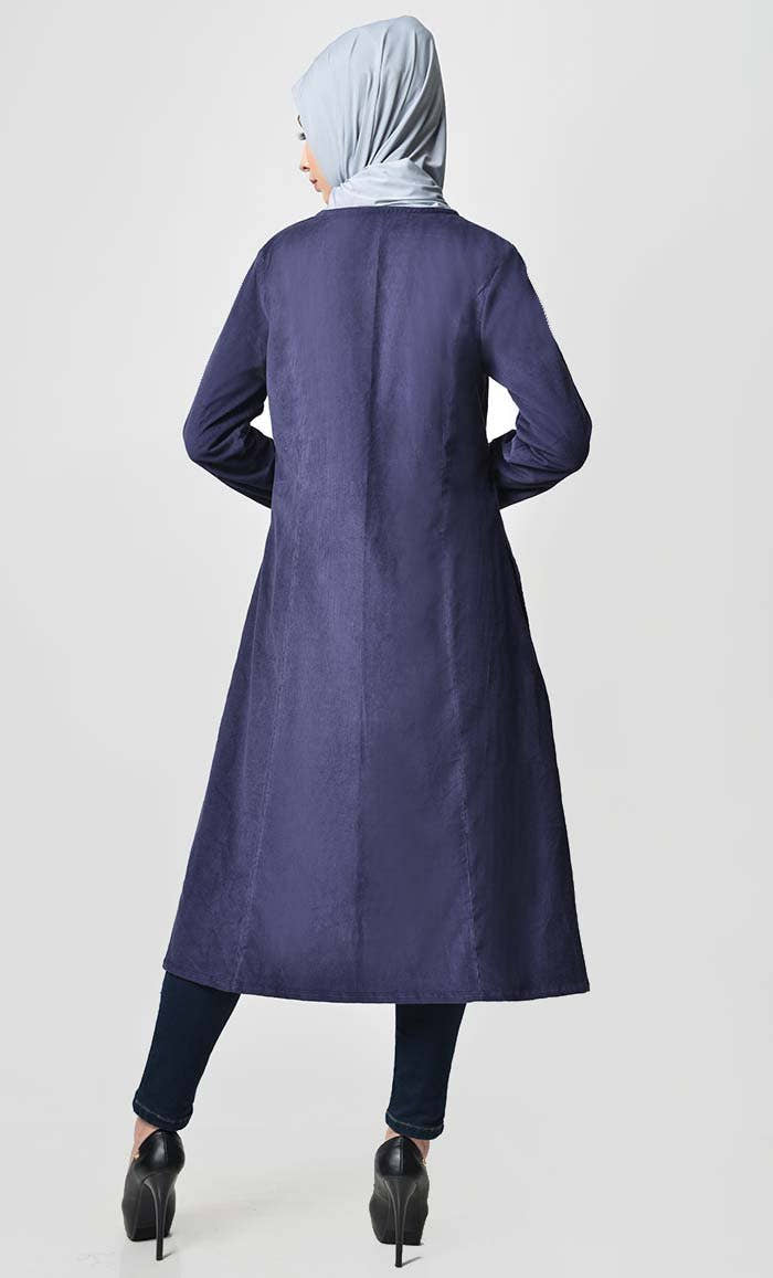 Fall buttondown corduroy tunic - EastEssence.com