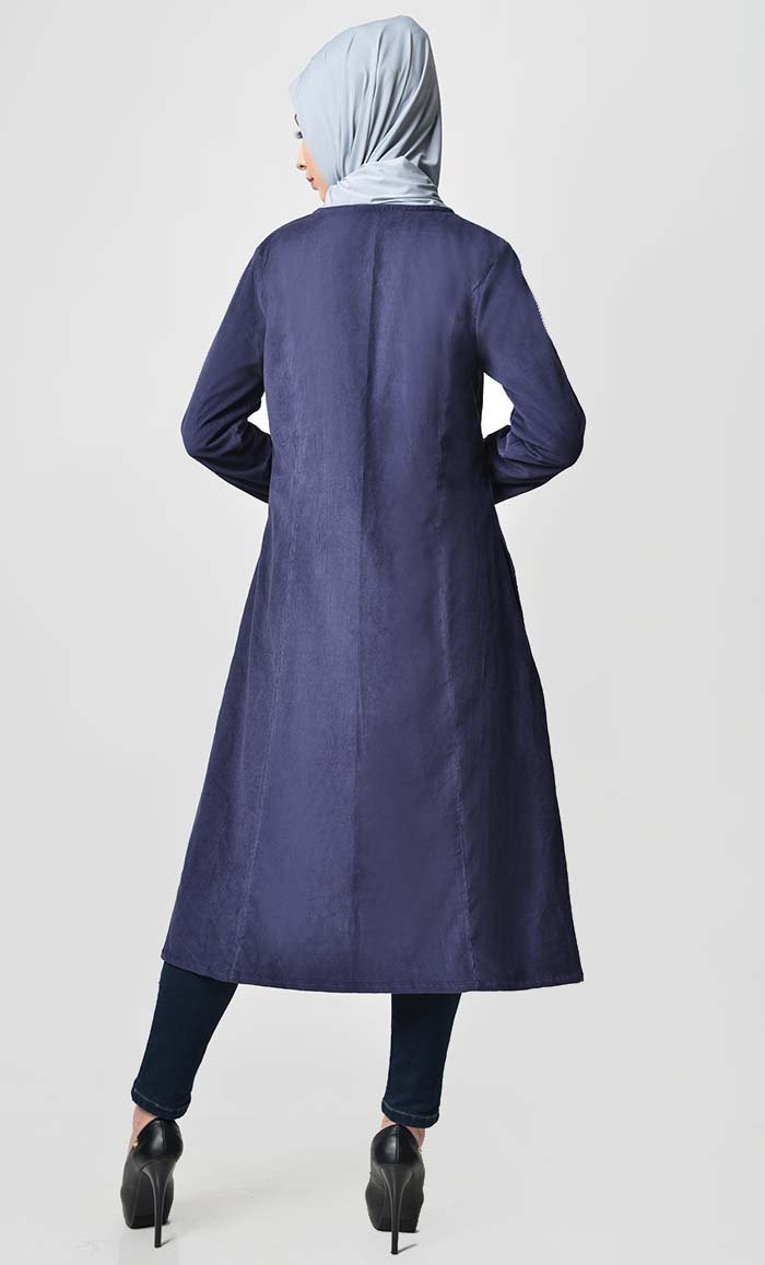 Fall buttondown corduroy tunic - EastEssence.com