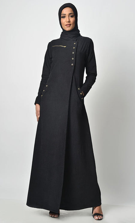 Fall Called Your Name Abaya - EastEssence.com