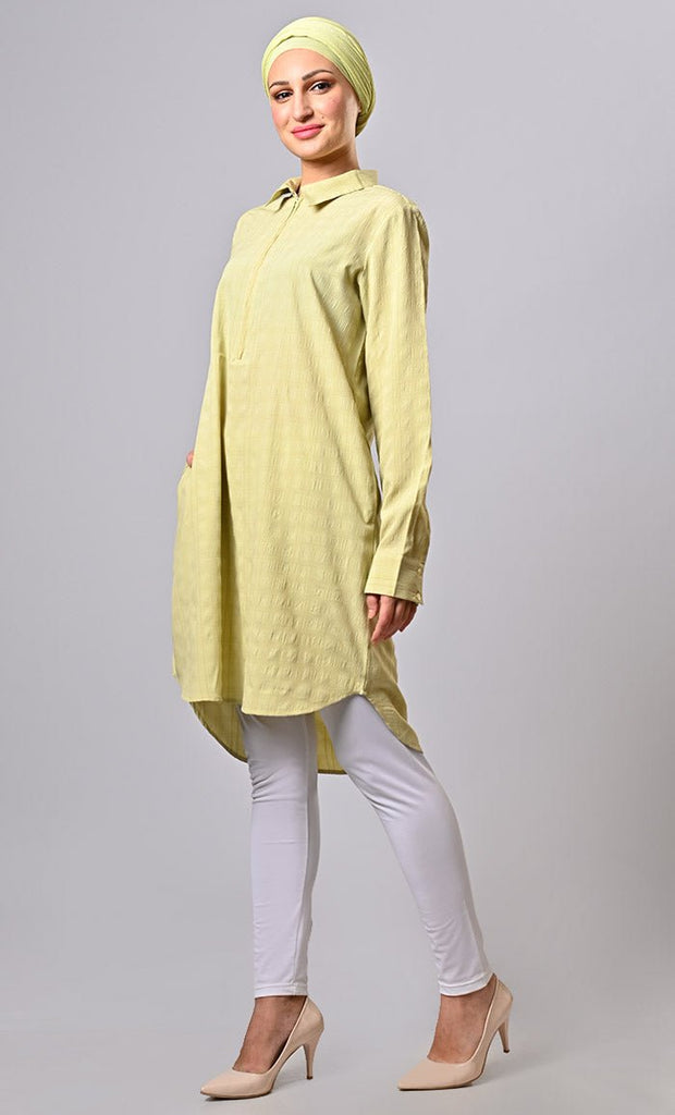 Find Summercool Texture With Bubble Crush Tunic - EastEssence.com