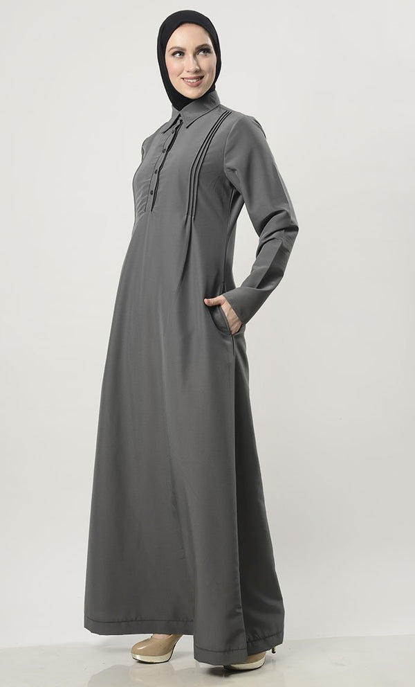 Formal And Minimal Abaya - EastEssence.com