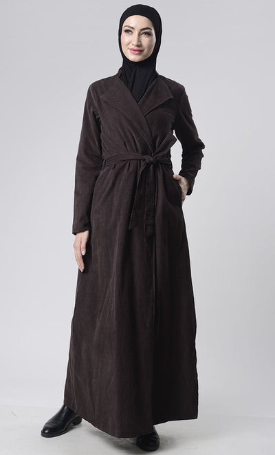 Front Button Down Corduroy Layer Jacket - EastEssence.com