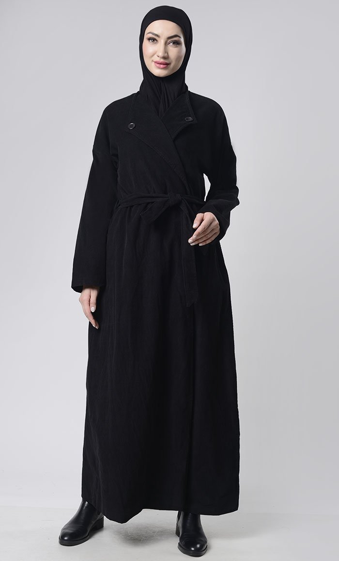 Front Button Down Corduroy Layer Jacket - EastEssence.com