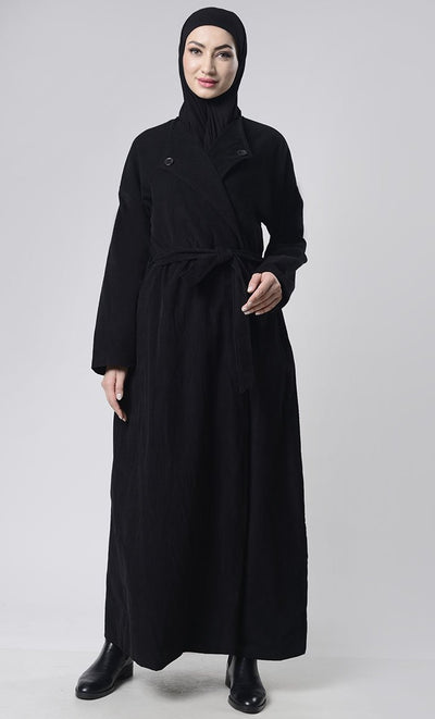 Front Button Down Corduroy Layer Jacket - EastEssence.com