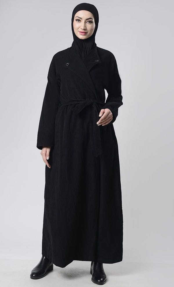 Front Button Down Corduroy Layer Jacket - EastEssence.com