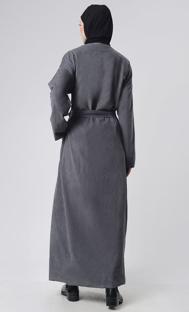 Front Button Down Corduroy Layer Jacket - EastEssence.com