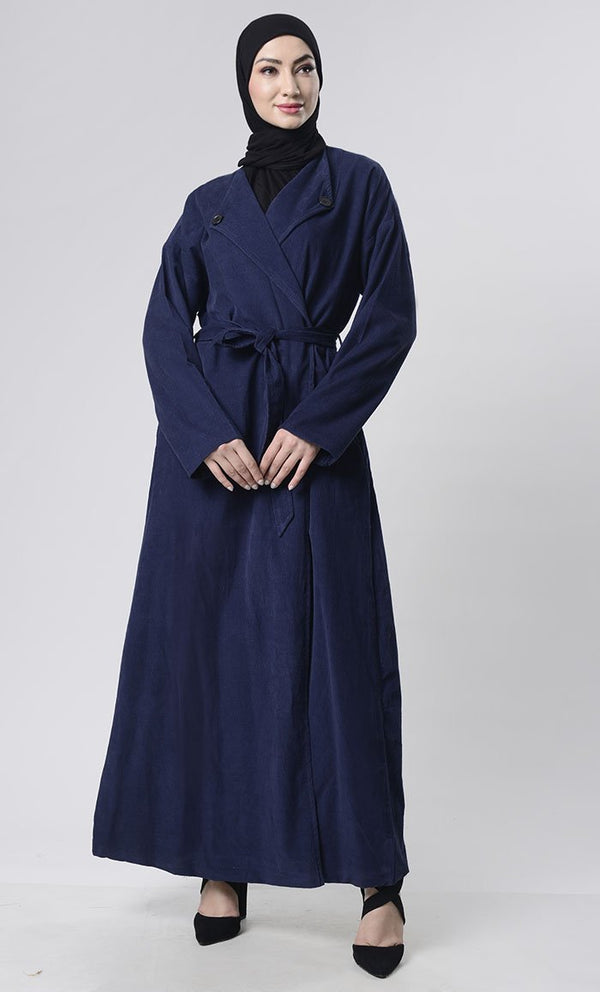 Front Button Down Corduroy Layer Jacket - EastEssence.com