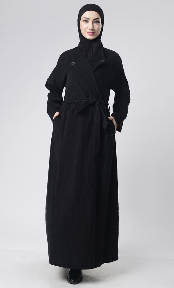 Front Button Down Corduroy Layer Jacket - EastEssence.com