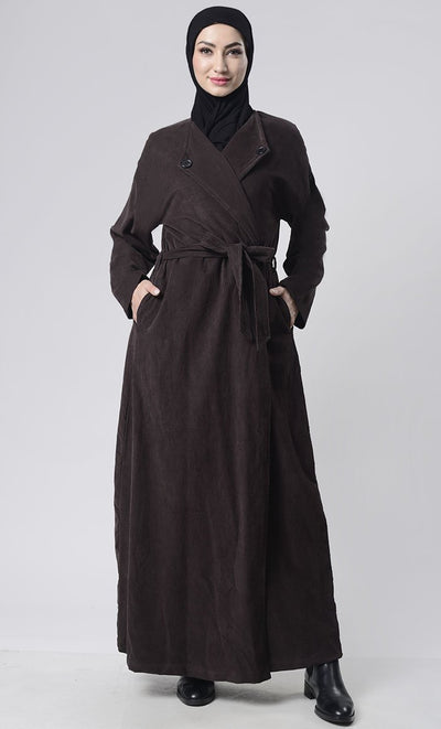 Front Button Down Corduroy Layer Jacket - EastEssence.com