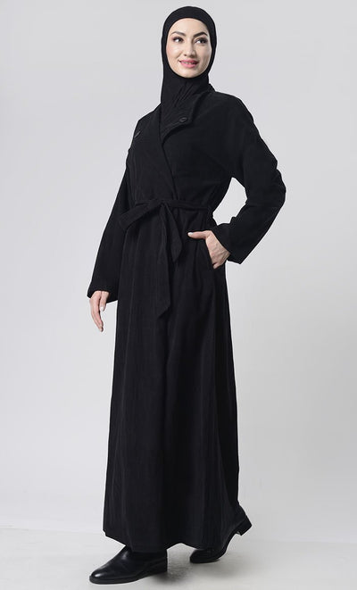 Front Button Down Corduroy Layer Jacket - EastEssence.com