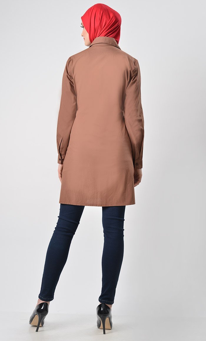 Full Detail Embroidered tunic - EastEssence.com