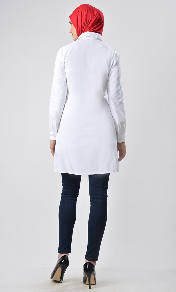 Full Detail Embroidered tunic - EastEssence.com