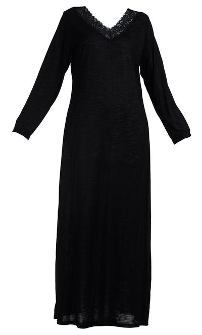 Laced Neckline Under Dress Slip On Lining