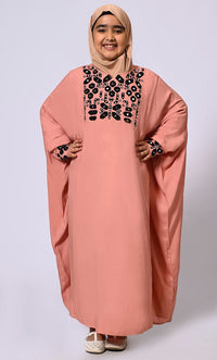 Girls Burlwood Kaftan Abaya