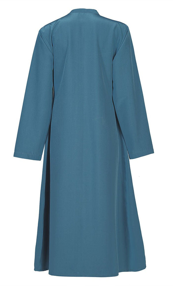 Girl's Islamic Regretta Button Down Uniform With Pockets - EastEssence.com