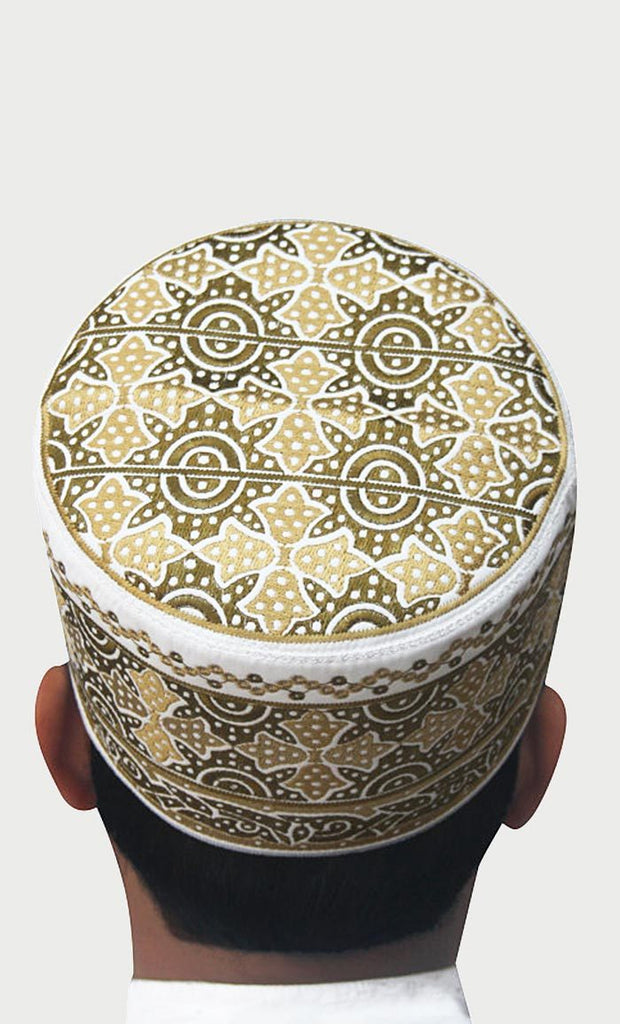 Hand embroidered kufi - EastEssence.com