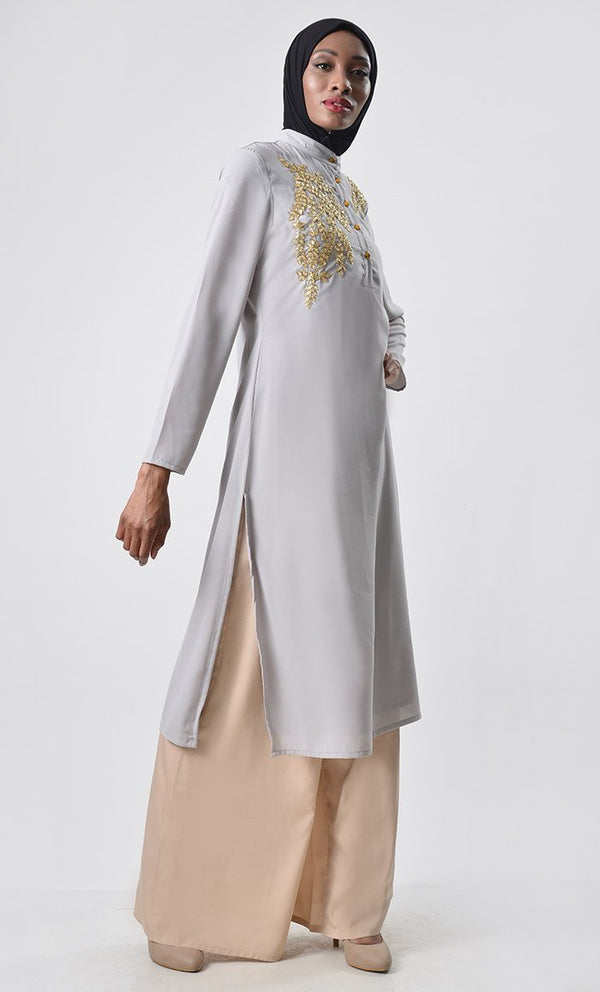 Heavy Hand Embroidered 2pc Set - EastEssence.com