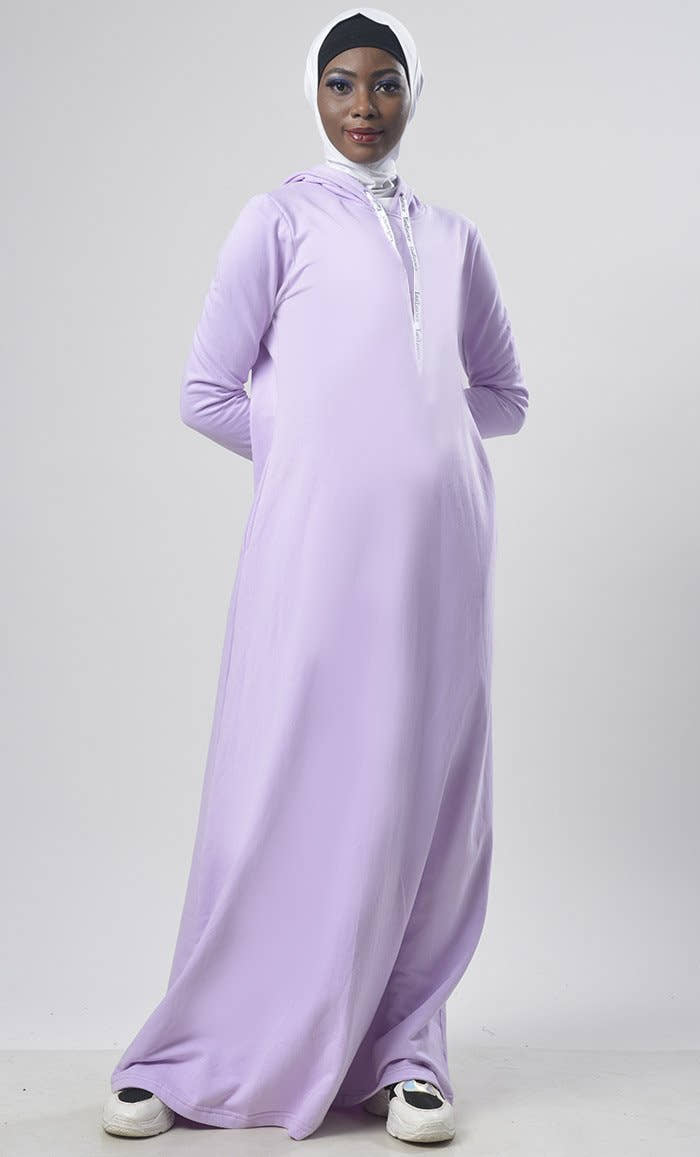 Hooded Fleece Comfort Abaya - EastEssence.com