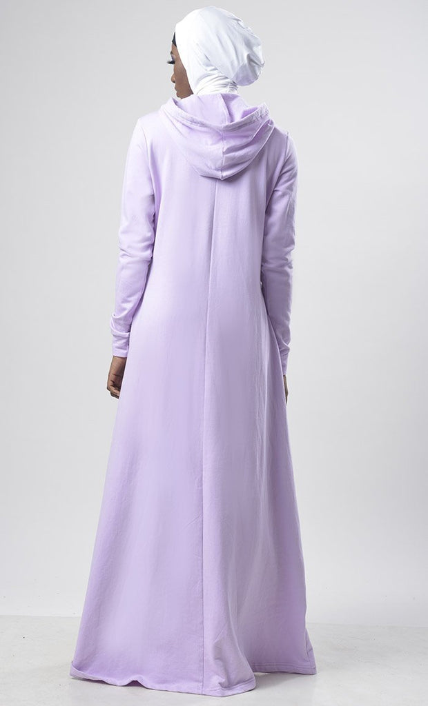 Hooded Fleece Comfort Abaya - EastEssence.com