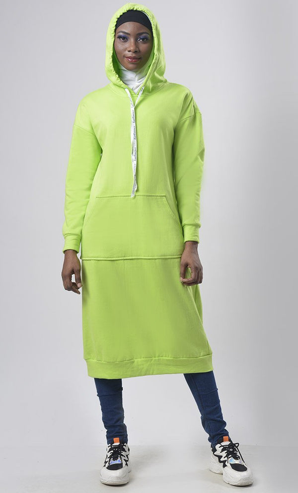 Hooded Fleece Comfort Tunic - EastEssence.com