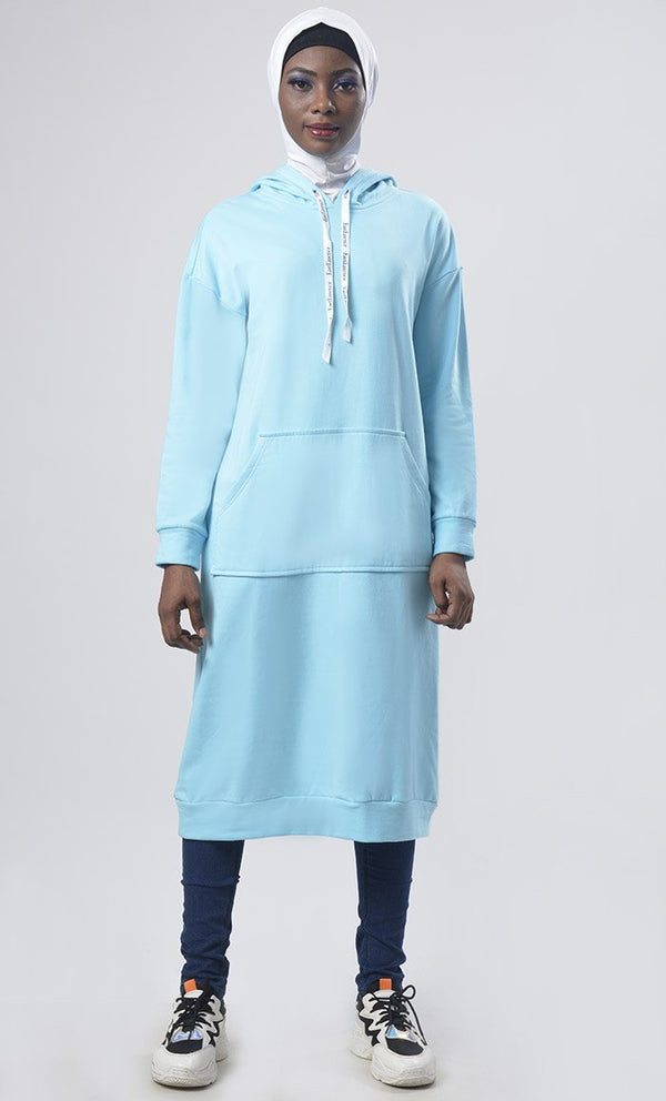 Hooded Fleece Comfort Tunic - EastEssence.com