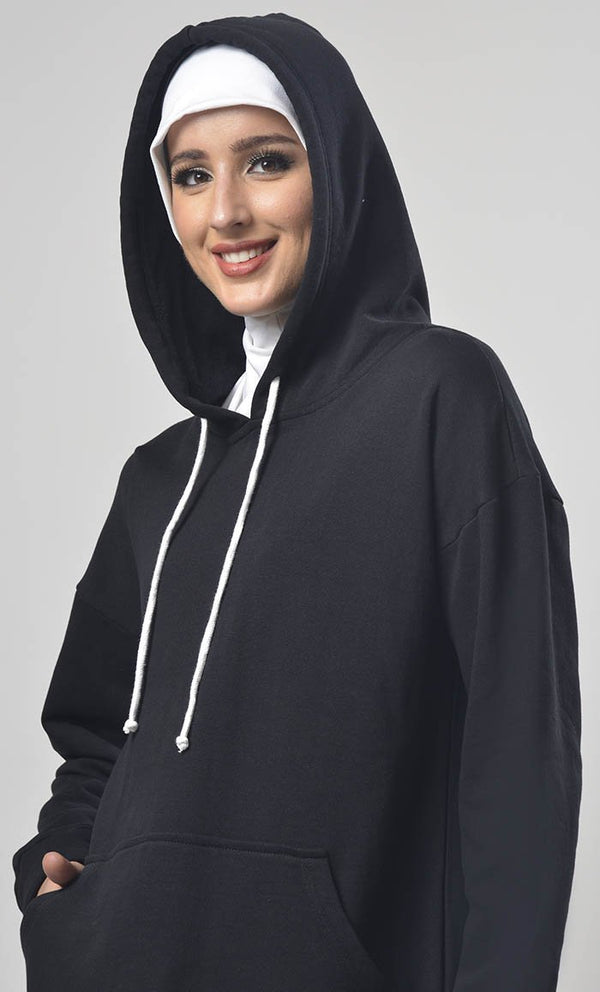 Hooded Fleece Comfort Tunic - EastEssence.com