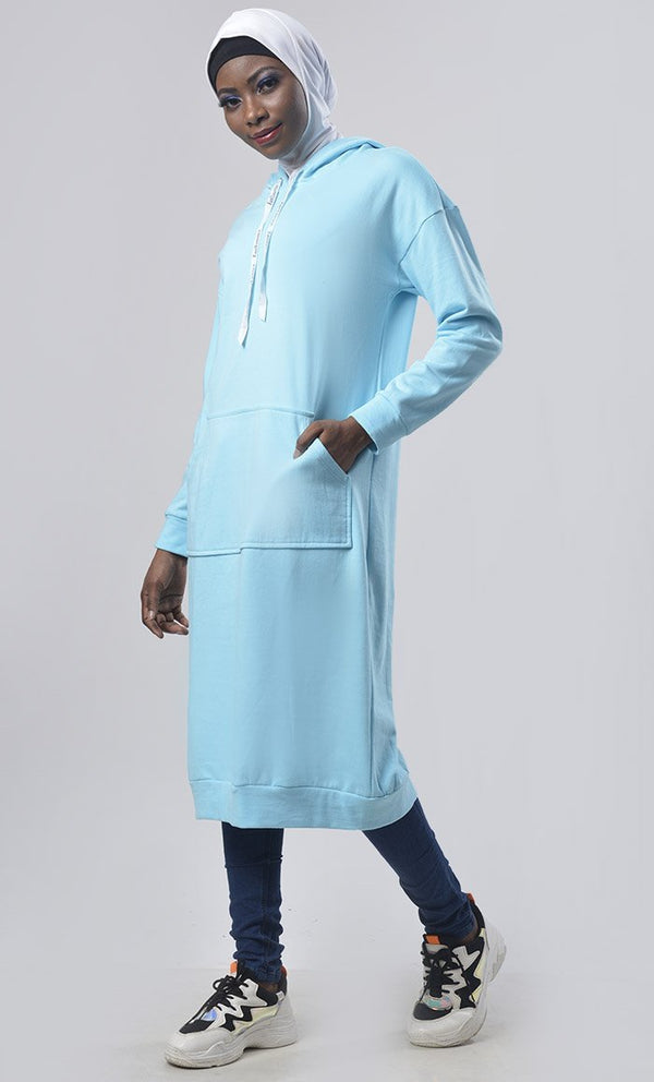 Hooded Fleece Comfort Tunic - EastEssence.com