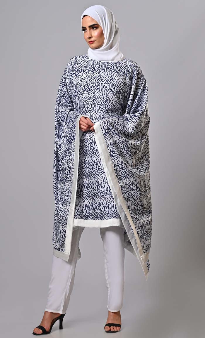 Islamic Animal Print Kaftan Tunic