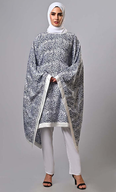Islamic Animal Print Kaftan Tunic