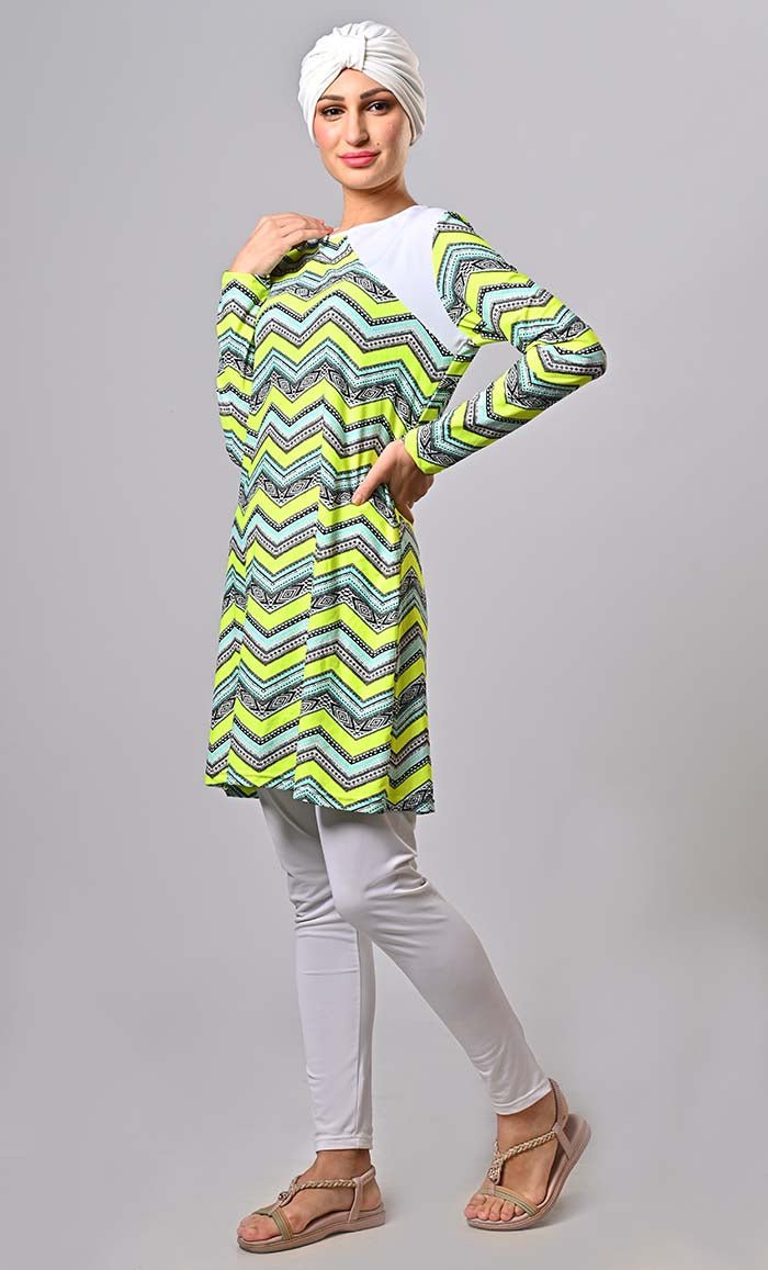 Islamic Modest Aquatic Attire Swimwear With Cap (3Pc Set) - EastEssence.com