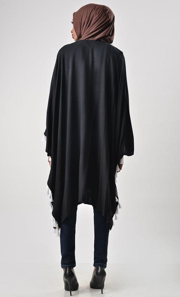 Kaftan Style Embroidered tunic - EastEssence.com