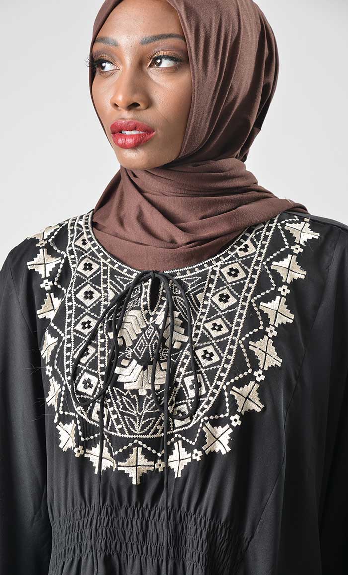 Kaftan Style Embroidered tunic - EastEssence.com