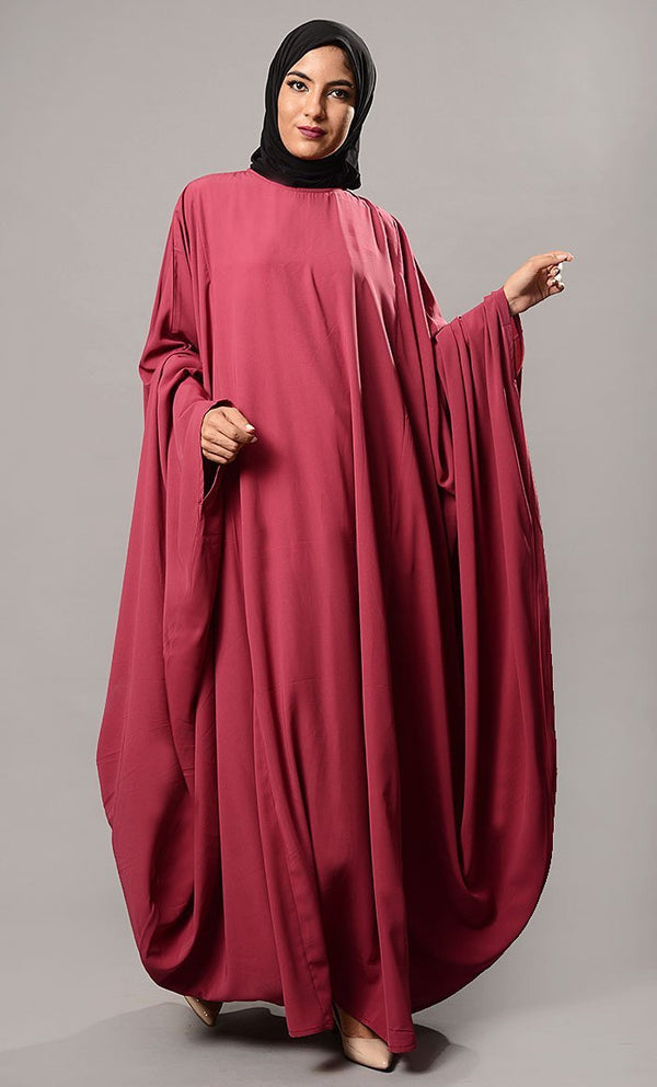 Kaftan Style Flowy Abaya Dress - EastEssence.com