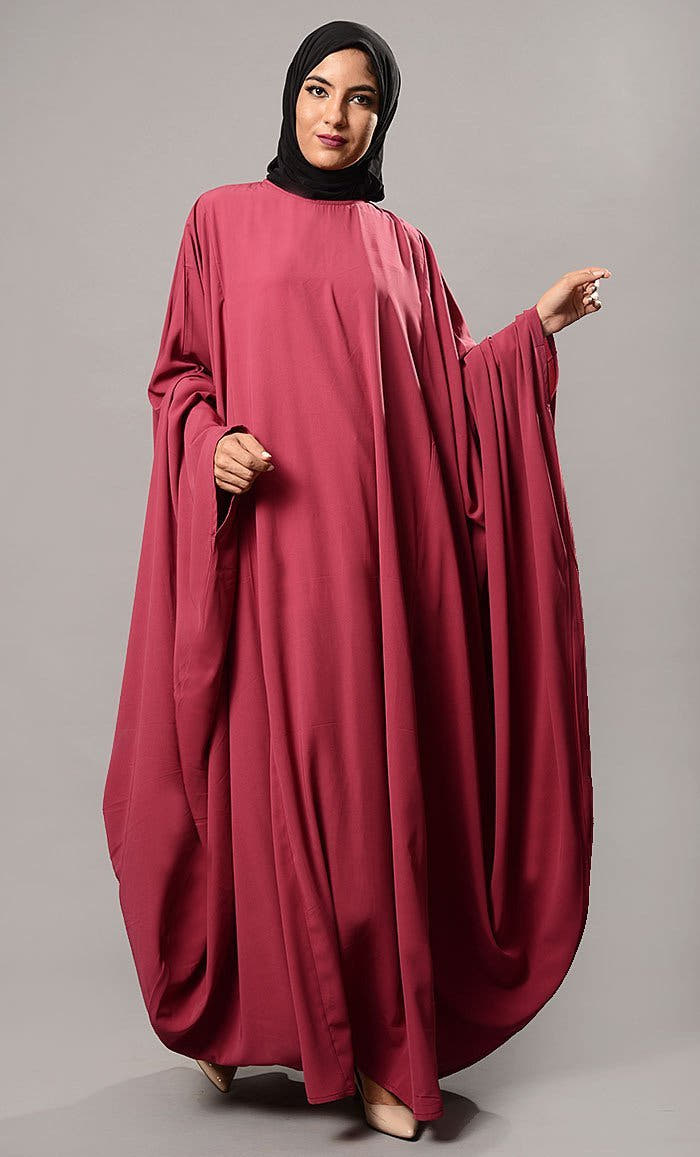 فستان عباءة قفطان ستايل فلوي