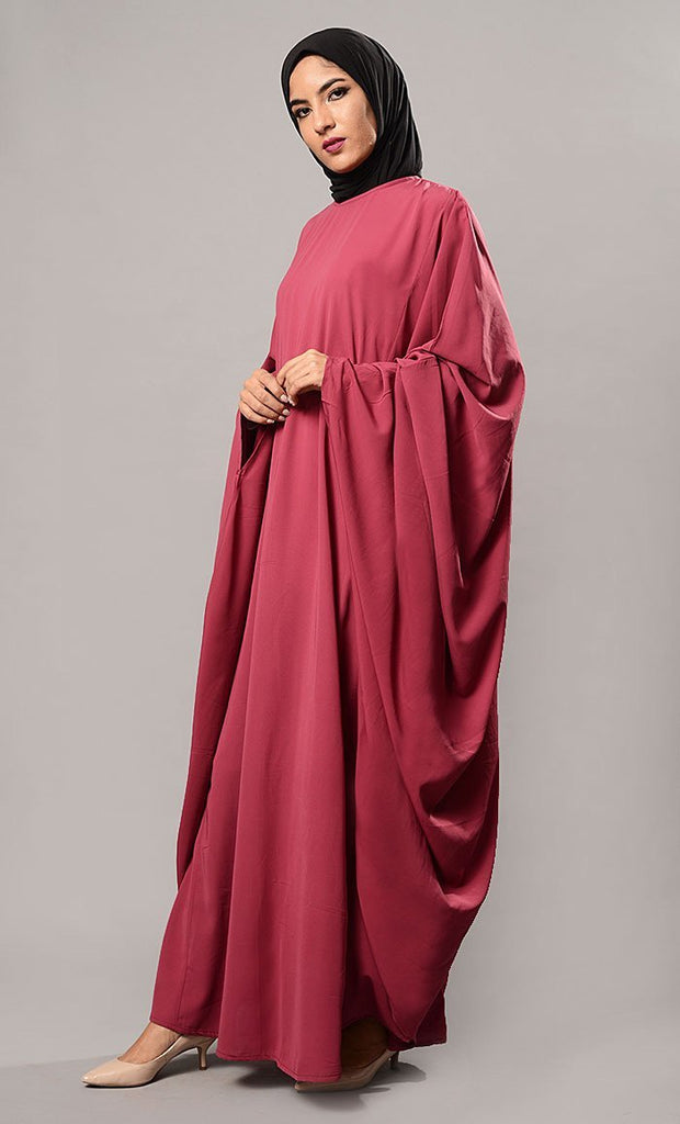 Kaftan Style Flowy Abaya Dress - EastEssence.com