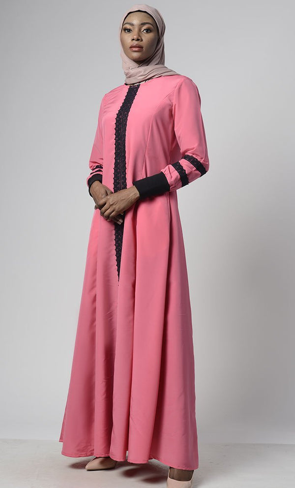 Kashibo Bishop Sleeves Abaya With Pockets
