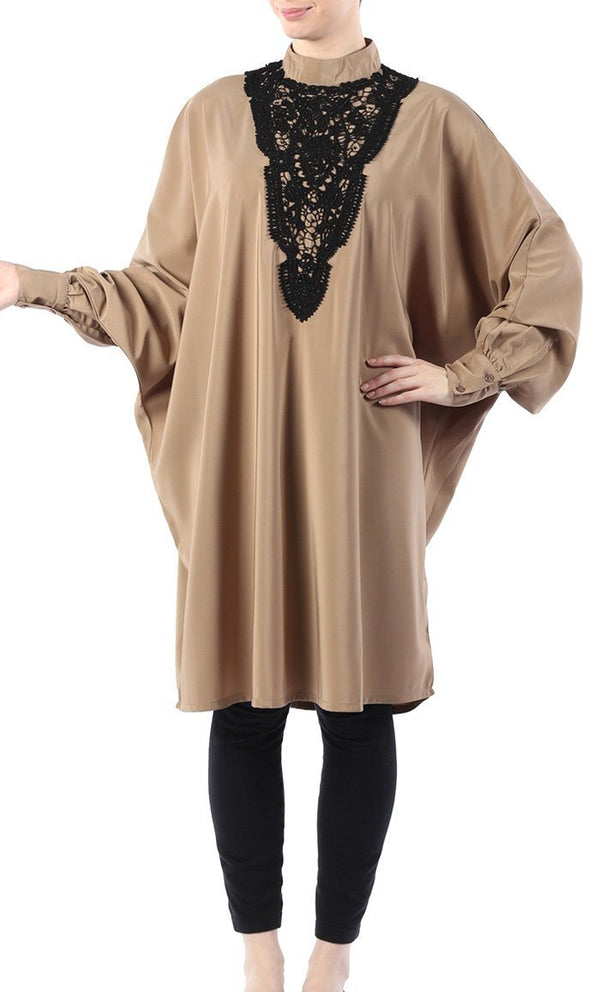 Layana laced kashibo tunic - EastEssence.com