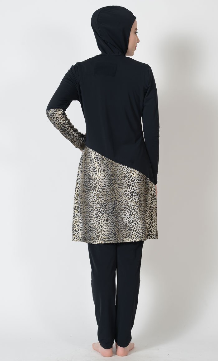 Leopard Print Swimwear Burkini- Final Sale - EastEssence.com