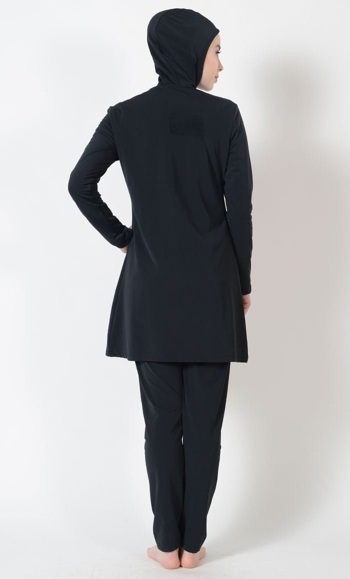 Lilac Accent Swimwear Burkini-Final Sale - EastEssence.com