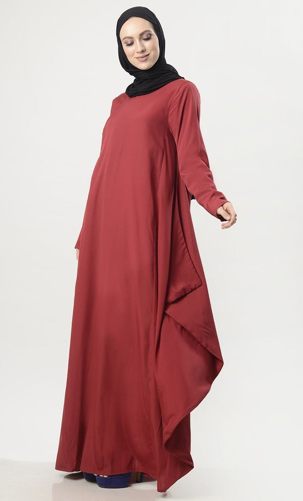 Loose Kaftan Style Arabic Abaya