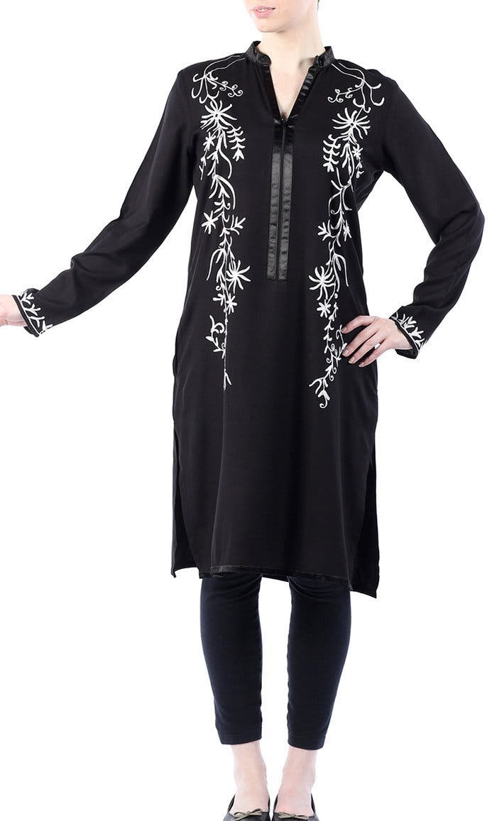 Luxury Zip Up Tunic