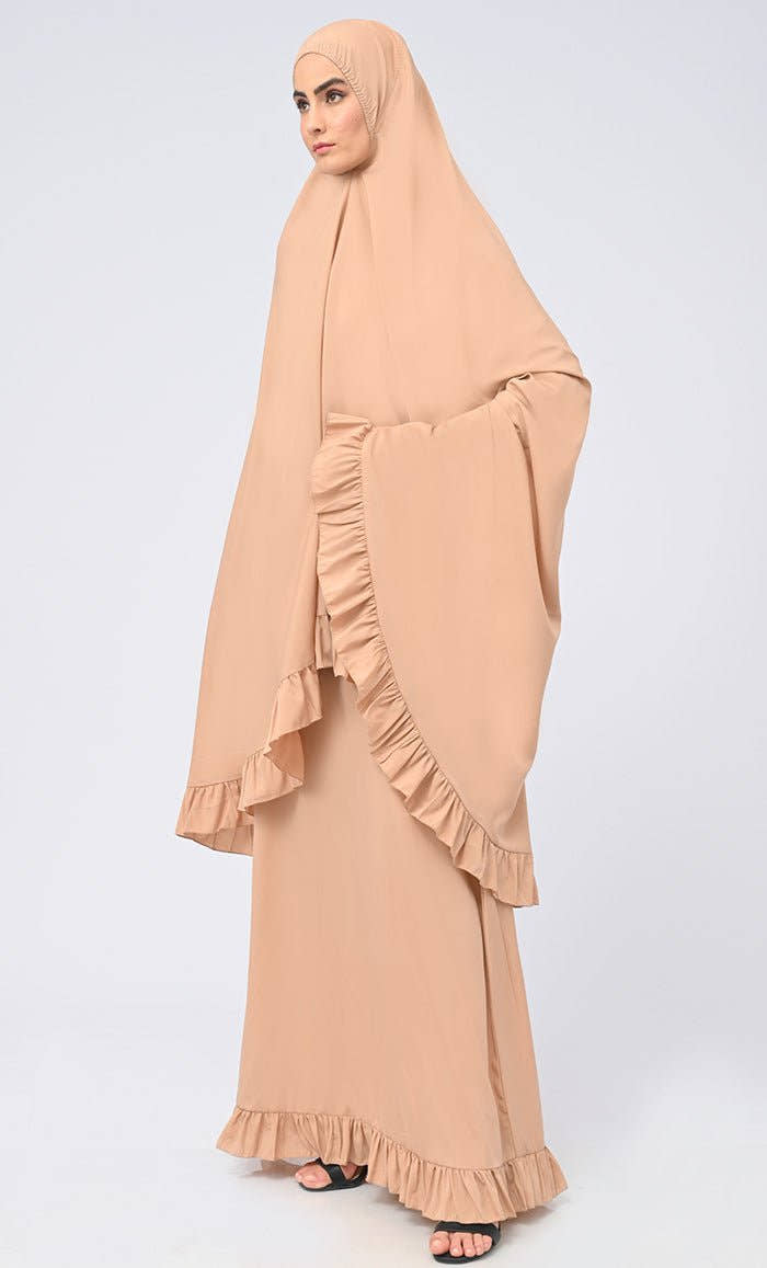 Maghrib Modest Sand Lace