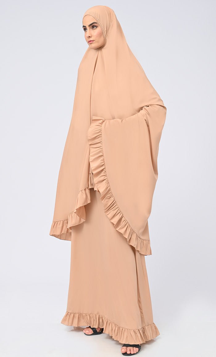 Maghrib Modest Sand Lace