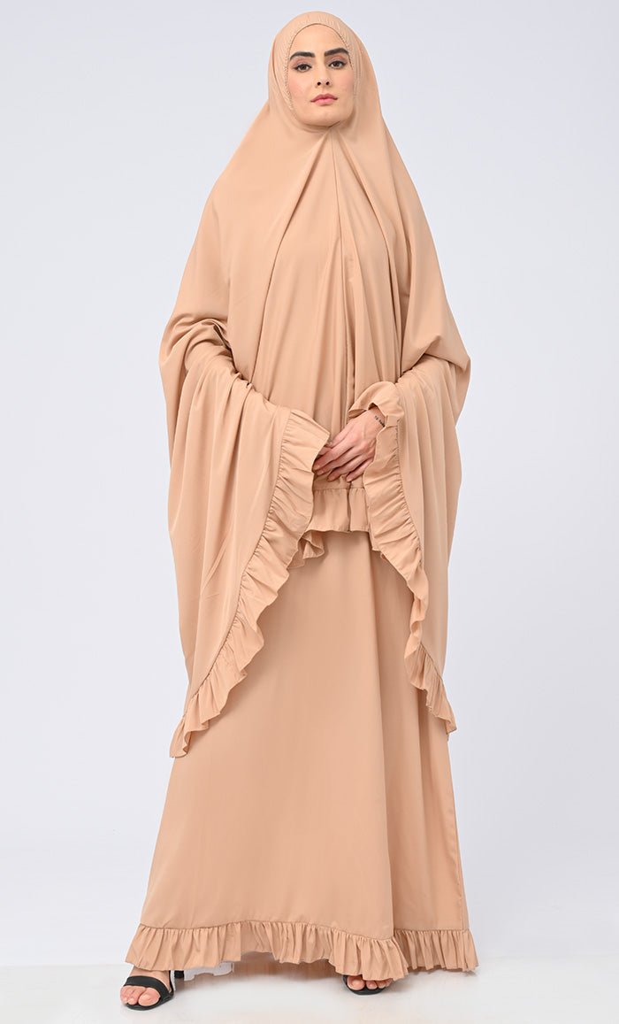 Maghrib Modest Sand Lace
