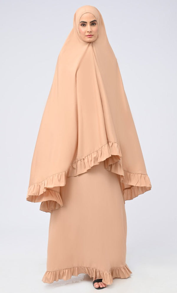 Maghrib Modest Sand Lace