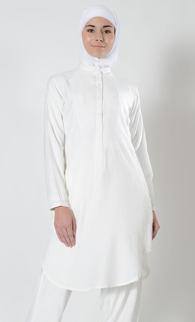 Mandarin Umrah Hajj Tunic - EastEssence.com